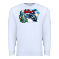 White believe polar express Premium Sweatshirt - FaDigitalArtStudio