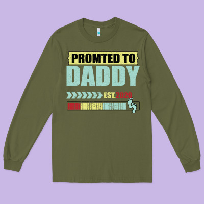Promoted To Daddy Est 2020 Long Sleeve Tee Designed By Bettercallsaul