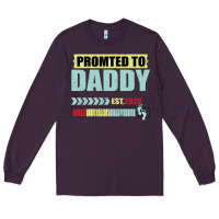Plum Promoted To Daddy Est 2020 Long Sleeve Tee - Bettercallsaul