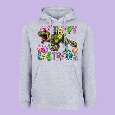 Happy Eastrawr Easter Heavyweight Hoodie Designed By Bundleandbundleshop