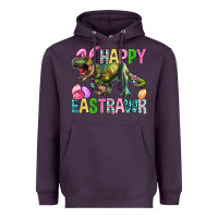 Plum Happy Eastrawr Easter Heavyweight Hoodie - BundleAndBundleShop