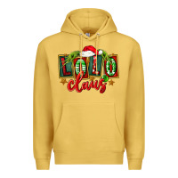 Antique Gold christmas lolo claus Premium Hoodie - FaDigitalArtStudio