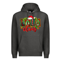 Charcoal Heather christmas lolo claus Premium Hoodie - FaDigitalArtStudio