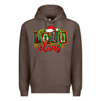 Coffee christmas lolo claus Premium Hoodie - FaDigitalArtStudio