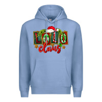 Colony Blue christmas lolo claus Premium Hoodie - FaDigitalArtStudio