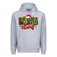 Heather Grey christmas lolo claus Premium Hoodie - FaDigitalArtStudio