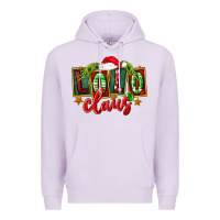 Lilac christmas lolo claus Premium Hoodie - FaDigitalArtStudio