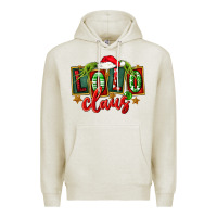 Oatmeal Heather christmas lolo claus Premium Hoodie - FaDigitalArtStudio