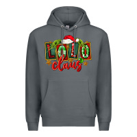 Rock christmas lolo claus Premium Hoodie - FaDigitalArtStudio