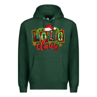 Sports Green christmas lolo claus Premium Hoodie - FaDigitalArtStudio