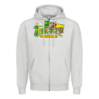 Dove Grey Teacher St. Patrick's Day Zipper Hoodie - HowdyJamesFarm