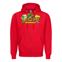 Red Teacher St. Patrick's Day Zipper Hoodie - HowdyJamesFarm