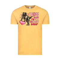 Vintage Mustard you make my heart saur Vintage Tee - LillyAllenDesigns