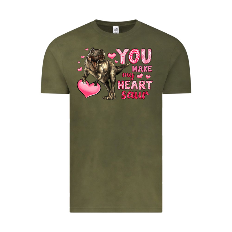 You Make My Heart Saur Vintage Tee by LillyAllenDesigns | Teevron