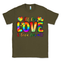Army Green all for love and love for love Classic Tee - LillyAllenDesigns
