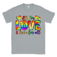 Heather Grey all for love and love for love Classic Tee - LillyAllenDesigns