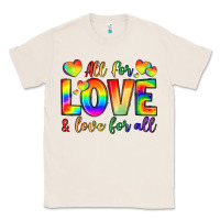 Natural all for love and love for love Classic Tee - LillyAllenDesigns