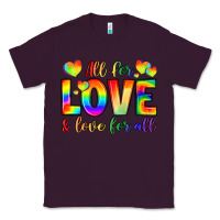 Plum all for love and love for love Classic Tee - LillyAllenDesigns