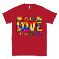 Red all for love and love for love Classic Tee - LillyAllenDesigns