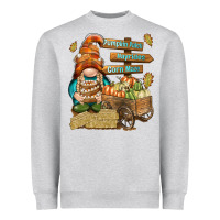 Heather Grey Pumpkin patch hayrides and corn maze Heavyweight Sweatshirt - NancyCooperArtShop