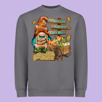 Pumpkin Patch Hayrides And Corn Maze Heavyweight Sweatshirt Designed By Nancycooperartshop