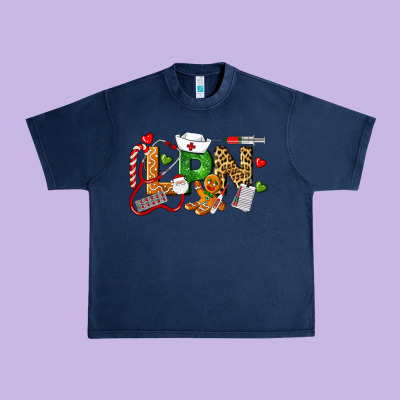 Christmas Lpn Certified Nursing Assistant Urban Heavy Tee Designed By Lillyallendesigns