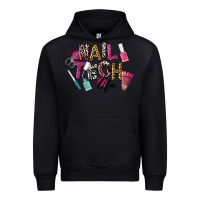 Black Nail Tech Life Urban Hoodie - LillyAllenDesigns