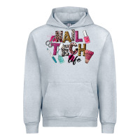 Heather Grey Nail Tech Life Urban Hoodie - LillyAllenDesigns