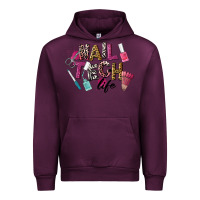 Mauve Wine Nail Tech Life Urban Hoodie - LillyAllenDesigns