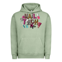 Pigment Oil Green Nail Tech Life Urban Hoodie - LillyAllenDesigns