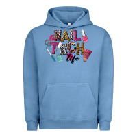 Pigment Pebble Blue Nail Tech Life Urban Hoodie - LillyAllenDesigns