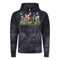 Cloud Black easter cow Vintage Hoodie - LillyAllenDesigns