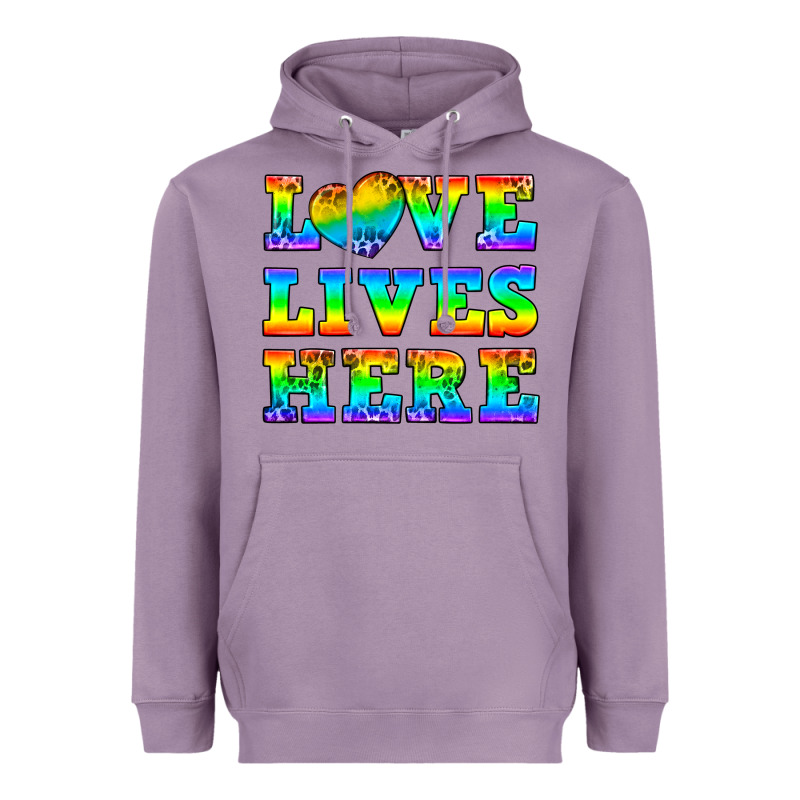 Western Love Lives Here Heavyweight Hoodie by BundleAndBundleShop | Teevron