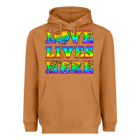 Meerkat Western Love Lives Here Heavyweight Hoodie - BundleAndBundleShop