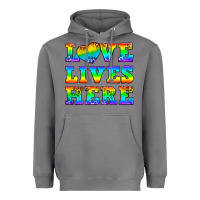 Storm Western Love Lives Here Heavyweight Hoodie - BundleAndBundleShop