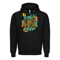 Black Best Mom ever mother's day Zipper Hoodie - HowdyJamesFarm