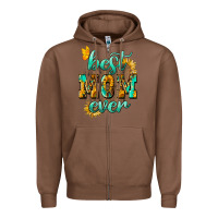 Chestnut Best Mom ever mother's day Zipper Hoodie - HowdyJamesFarm