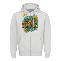 Dove Grey Best Mom ever mother's day Zipper Hoodie - HowdyJamesFarm