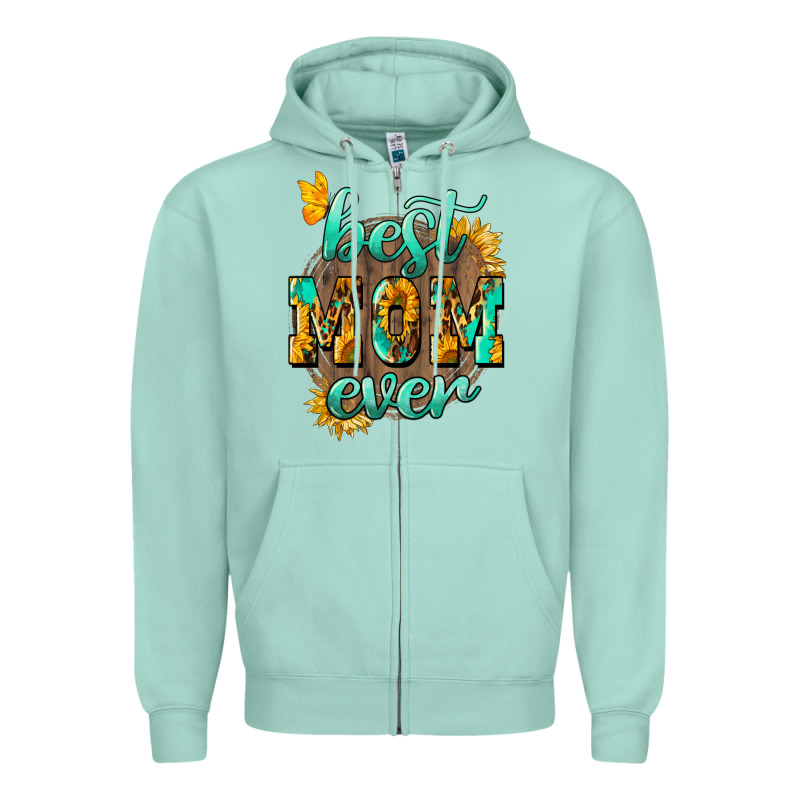 Best Mom Ever Mother's Day Zipper Hoodie by HowdyJamesFarm | Teevron
