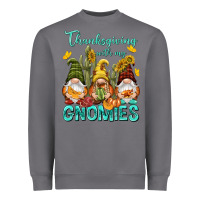 Storm Thanksgiving With My Gnomes Heavyweight Sweatshirt - NancyCooperArtShop