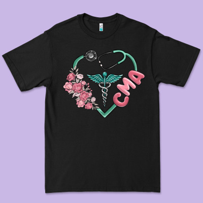 Cma  Heart Premium Tee Designed By Maliassmallbusiness