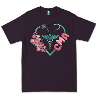 Plum cma  heart Premium Tee - MaliasSmallBusiness