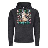 Vintage Black cottontail bunny club Vintage Hoodie - LillyAllenDesigns