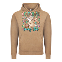 Vintage Coffee cottontail bunny club Vintage Hoodie - LillyAllenDesigns