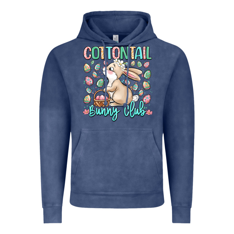 Cottontail Bunny Club Vintage Hoodie by LillyAllenDesigns | Teevron