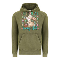 Vintage Olive cottontail bunny club Vintage Hoodie - LillyAllenDesigns