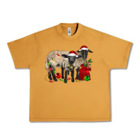 Peanut Butter Christmas Suffolk Sheep And Baby Suffolk Sheep Urban Heavy Tee - LillyAllenDesigns
