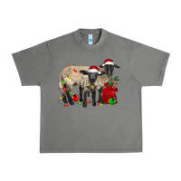 Tornado Christmas Suffolk Sheep And Baby Suffolk Sheep Urban Heavy Tee - LillyAllenDesigns