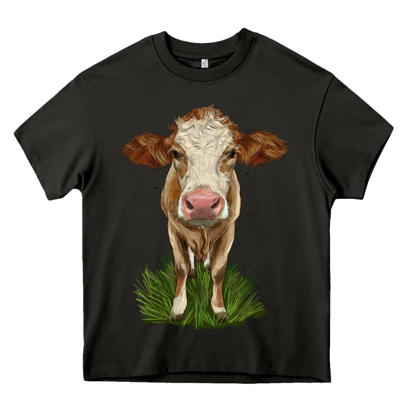 Simmental Heifer Heavy Core Tee by LillyAllenDesigns | Teevron