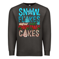 Smoke Snow Flakes aAd Christmas Cakes Premium Sweatshirt - BundleAndBundleShop